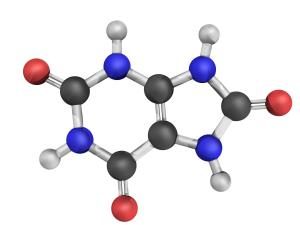Strukturformel von Harnsäure